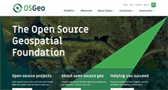 Desktop Screenshot of osgeo.org