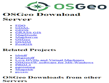 Tablet Screenshot of download.osgeo.org